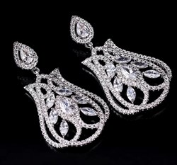 Женские серьги "Стефания" BK8807S77 - фото 15582