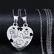 Парные кулоны "Best friends forever" BF89