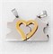 Кулоны для влюбленных "I love you" K7 - фото 10140