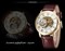 Часы мужские скелетоны Forsining механические white with gold U8073 - фото 13713