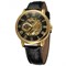 Часы мужские скелетоны Forsining механические black and gold U8077 - фото 13716