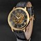Часы мужские скелетоны Forsining механические black and gold U8077 - фото 13718