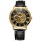 Часы мужские скелетоны Forsining механические black and gold U8077 - фото 13723