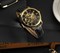 Часы мужские скелетоны Forsining механические black and gold U8077 - фото 13724