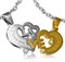 Двойные кулоны для влюбленных "I love you" K1020 - фото 13738