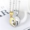 Кулоны для влюбленных "Сердцем к сердцу" K62 - фото 13869