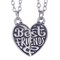 парные кулоны best friends